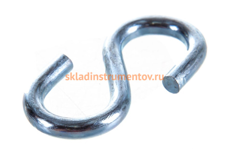 Крюк ЗУБР S-образный, 4мм, 4 шт, оцинкованный, 304566-04