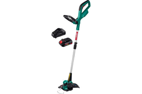 Аккумуляторный триммер ЗУБР 18В, 1 АКБ 2 А*ч ТА-185-21