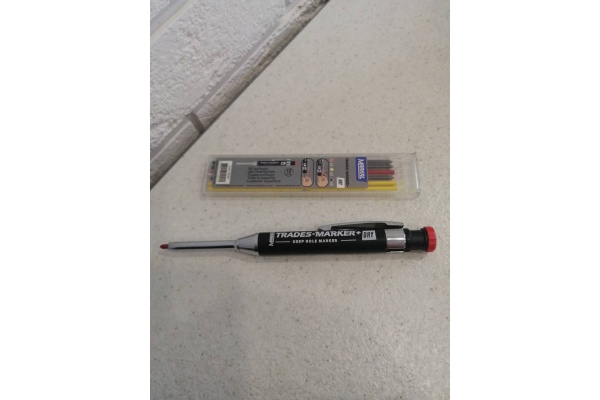 Профессиональный карандаш с корпусом из нержавеющей стали Markal Trades Marker Dry 96260