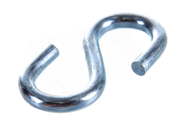Крюк ЗУБР S-образный, 4мм, 4 шт, оцинкованный, 304566-04