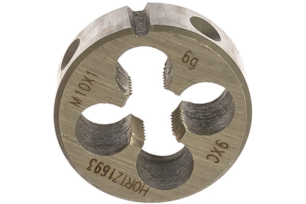 Плашка HORTZ М10x1 9ХС 204008