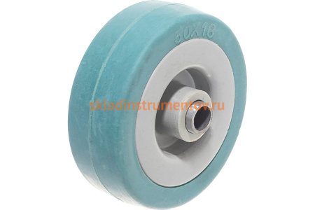 Колесо (50 мм; г/п 35 кг; резина/полипропилен) ЗУБР 30956-50