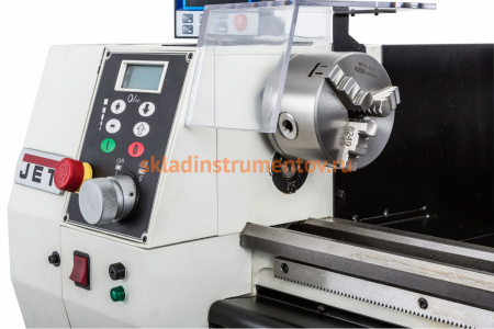 Токарный станок по металлу с УЦИ, зона обработки 210х450мм, 230 В JET BD-8A DRO 50000548M