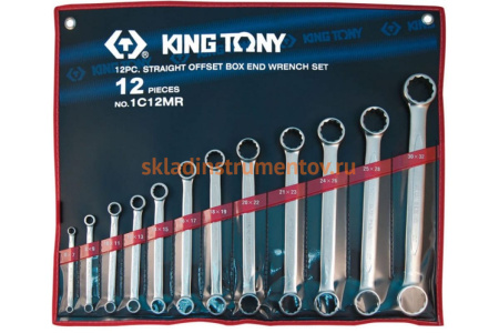 Набор накидных ключей (6-32 мм, 12 предметов) KING TONY 1C12MR