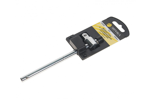 Вороток с плавающей головкой ЭВРИКА 3/8 DR 160мм с держателем ER-92102H