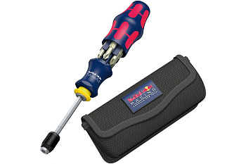 Ручка-держатель с выдвижным стержнем и быстрозажимным патроном WERA Kraftform WE-227702