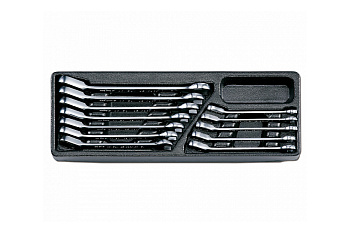 Набор ключей комбинированных с храповым механизмом 12 предметов AIST 0-0013312H 00-00017689