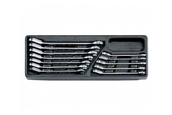 Набор ключей комбинированных с храповым механизмом 12 предметов AIST 0-0013312H 00-00017689