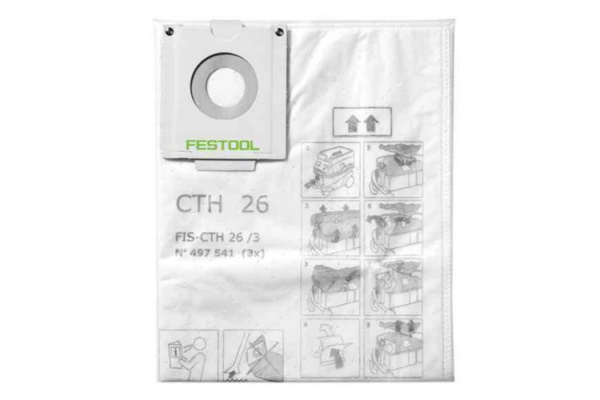 Мешок-пылесборник FIS-CTH 26/3 (3 шт.) FESTOOL 497541