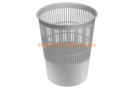 Корзина для бумаг BRAUBERG сетчатая, 14 литров, серая 237004 Корзина для бумаг BRAUBERG сетчатая, 14 литров, серая 237004