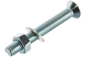 Винт ЗУБР DIN965 в комплекте с гайкой DIN934 12 шт 303456-05-040