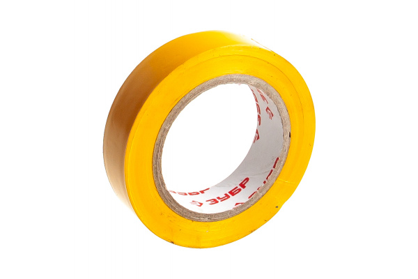 Изолента "МАСТЕР" желтая (10 м х 15 мм; 6000 В) Зубр 1233-5_z01