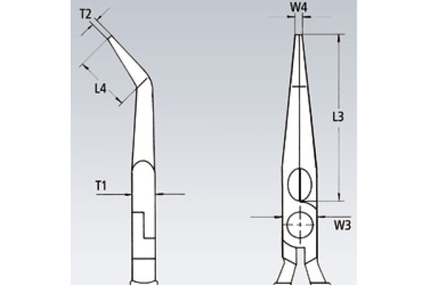 Плоские круглогубцы с режущими кромками, со страховочным креплением, 200 мм KNIPEX KN-2626200T