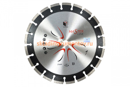 Круг отрезной по асфальту Master Line (300х2.8х10х25.4 мм) Diam 000527
