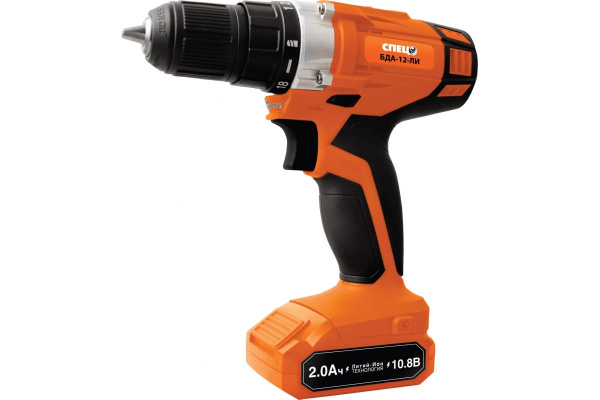 Набор аккумуляторного инструмента Спец: дрель-шуруповерт БДА-12 Ли + отвертка БАО-3,6К-ЛИ