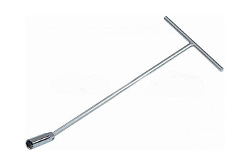 Свечной ключ с шарниром 16мм, 300мм, магнитный фиксатор KING TONY 15661612