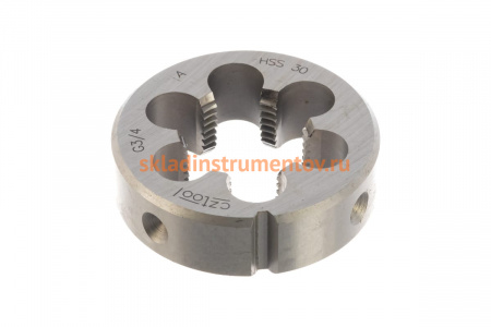 Плашка, трубная резьба HSS G 3/4 дюйма Bucovice Tools 242340