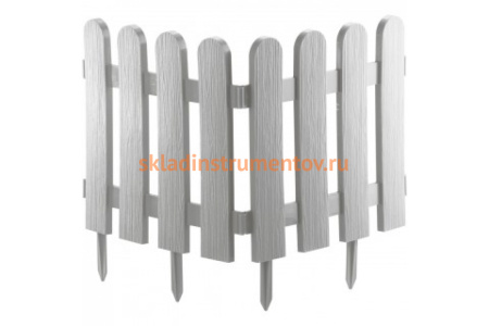 Декоративный забор "Классика", 29x224 см, белый PALISAD Россия 65008