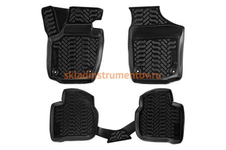 Ковры в салон Airline 3D для Skoda Rapid 13 4 шт. ACM-PS-61