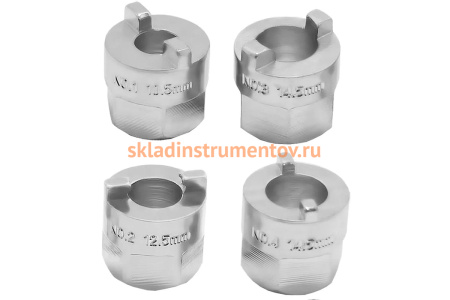 Набор крончатых головок для разбора стойки VW Golf/Polo/Passat, Audi 80, 4шт AIST 00-00006004