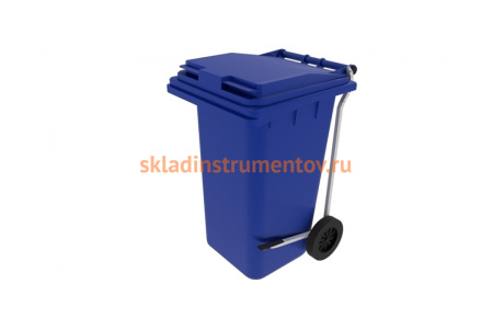 Мусорный бак с крышкой и педалью Верстакофф 240 л 24.С21.1