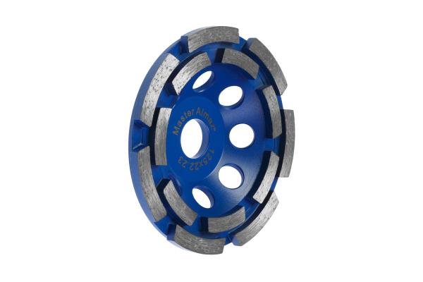 Чашка алмазная двухрядная сегментная по бетону standard Тип В (125х22.23 мм) МастерАлмаз 10501449