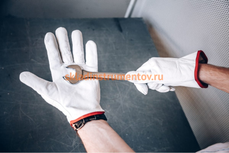 Кожаные перчатки Jeta Safety Smithcraft белые JLE421-8/M Кожаные перчатки Jeta Safety Smithcraft белые JLE421-8/M
