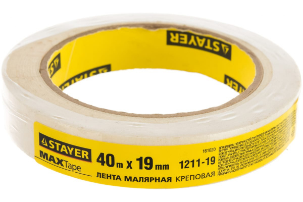 Лента малярная бумажная (19 мм; 40 м) Stayer 1211-19