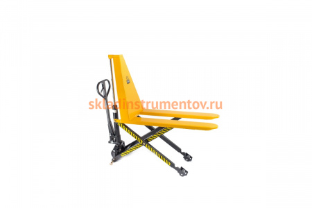 Гидравлическая тележка TOR 1000 кг HLS1000Q с ножничным подъемом полиуретан. колеса 1181002