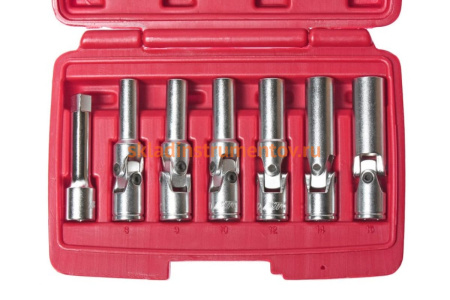 Набор съемников свечей накаливания для дизельных двигателей 3/8" 8-16 мм (7 предметов) JTC 4737