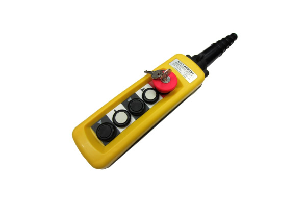 Пульт 4 кнопки, 2 ступенчатые кнопки + СТОП БУТОН + ключ EURO-LIFT 00012433