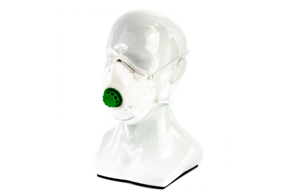 Фильтрующая формованная полумаска-респиратор с клапаном выдоха СИБРТЕХ, FFP2, 89259