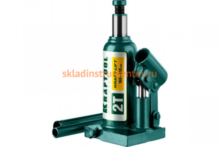 Гидравлический бутылочный домкрат KRAFTOOL Kraft-Lift, сварной, 2 т, 160-310 мм, 43462-2 43462-2_z01