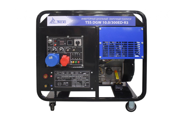 Инверторный дизельный сварочный генератор ТСС DGW 10.0/300ED-R3 026498