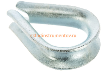 Коуш DIN 6899 оцинкованный 2 шт. (6 мм; ТФ6) Зубр 4-304496-06 Коуш DIN 6899 оцинкованный 2 шт. (6 мм; ТФ6) Зубр 4-304496-06