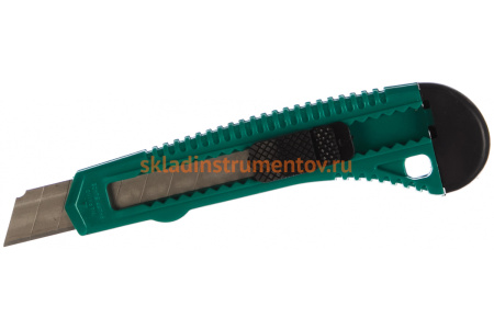 Нож Dexx с сегментированным лезвием 18 мм инструментальная сталь Ст60 пластиковый корпус 0909