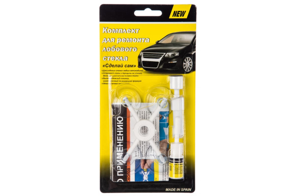 Набор для ремонта лобового стекла WIEDERKRAFT WDK-65182