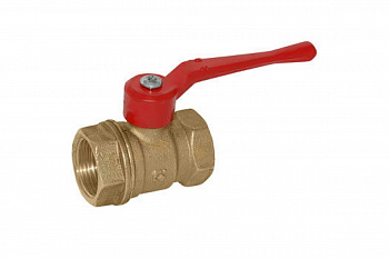 Шаровой кран БАЗ 11Б27п1 Ду25, А30 вр/вр, рычаг, латунь 00-00002289