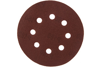 Круг шлифовальный на липкой основе (5 шт; 125 мм; Р180) ПРАКТИКА 031-525