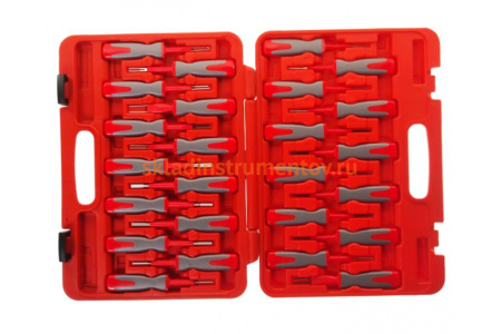 Набор инструментов для ремонта автоэлектропроводки JTC 25 предметов JTC-4568