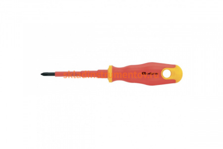 Диэлектрическая отвертка СИБРТЕХ PH1*80mm 12930
