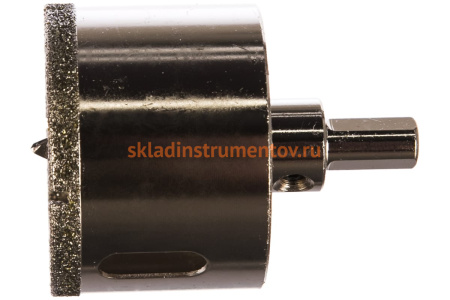 Коронка алмазная по керамике и кафелю с центрирующим сверлом (55 мм) TRIO-DIAMOND 400055