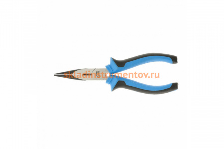 Прямые длинногубцы БАРС 160 мм, хром-ванадий, двухкомпонентные рукоятки 17195
