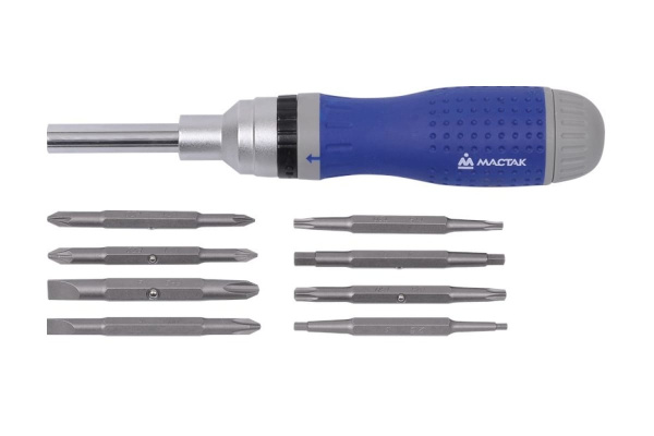 Отвёртка со сменными вставками (19 в 1) МАСТАК 049-19B