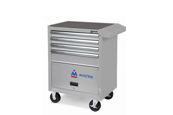 Набор инструментов МАСТАК "МАСТЕР" в серой тележке, 205 предметов 52-04205G