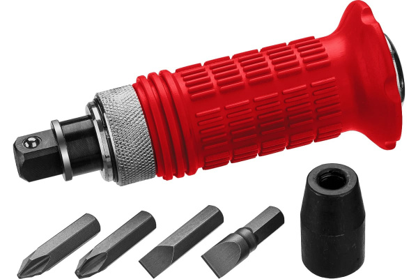 Ударно-поворотная отвертка ЗУБР 6 предметов 2565