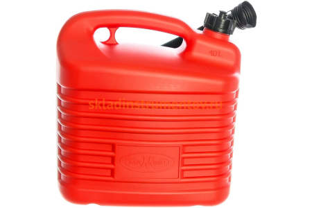Канистра полимерная 10 л ''МАМОНТ'' для ГСМ с заливным устройством 5 мм СПЕЦ И-52100