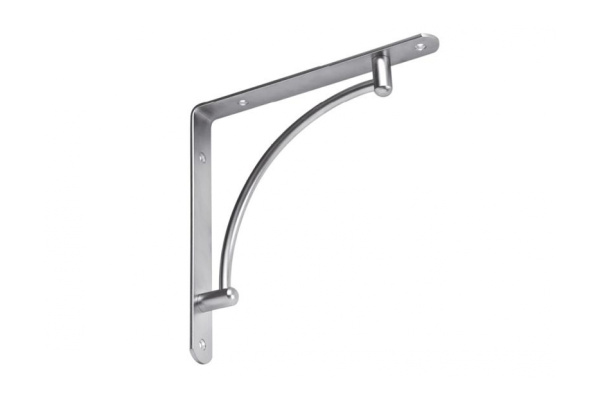 Угловой полкодержатель JET 206W сталь, хром PW206S.222CP99