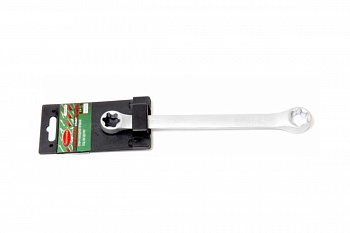 Накидной ключ ROCKFORCE Е-профиль Е6хЕ8, на пластиковом держателе RF-7560608
