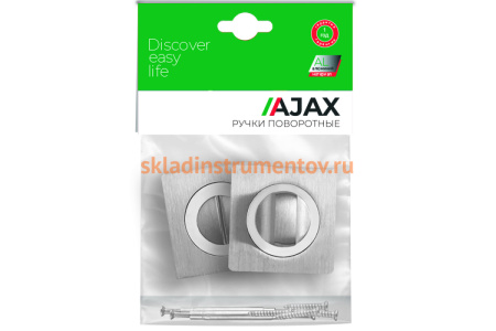 Поворотная ручка AJAX BK6 JK SN/CP-3 матовый никель/хром 41383